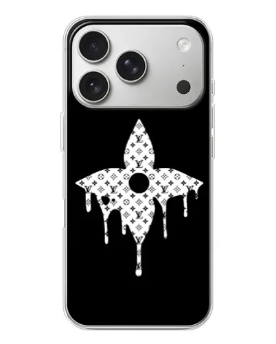 Чехол для iPhone 17 Pro с картинкой «Цветочная монограмма»