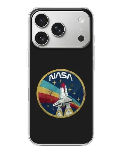 Чехол для iPhone 17 Pro с картинкой «NASA — эмблема миссии» Чехол для iPhone 17 Pro с картинкой «NASA — эмблема миссии»