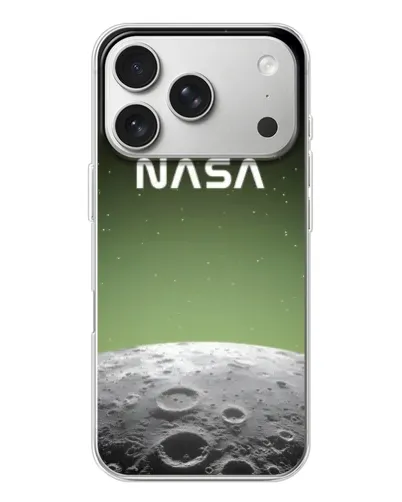 Чехол для iPhone 17 Pro с картинкой «NASA — лунный градиент» Чехол для iPhone 17 Pro с картинкой «NASA — лунный градиент»