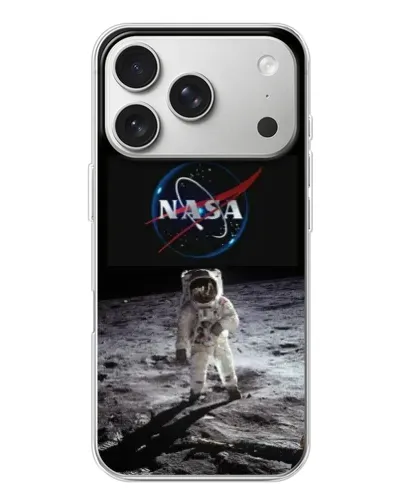 Чехол для iPhone 17 Pro с картинкой «Астронавт на Луне» Чехол для iPhone 17 Pro с картинкой «Астронавт на Луне»
