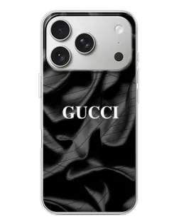 Чехол для iPhone 17 Pro с картинкой «Gucci — шелковые волны» Чехол для iPhone 17 Pro с картинкой «Gucci — шелковые волны»