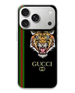 Чехол для iPhone 17 Pro с картинкой «Тигр Gucci»
