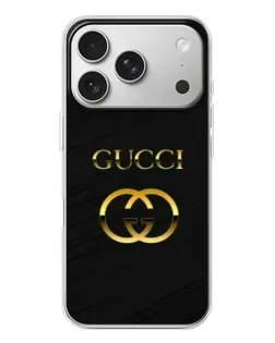 Чохол для iPhone 17 Pro з картинкою «Золотий логотип Gucci» Чохол для iPhone 17 Pro з картинкою «Золотий логотип Gucci»