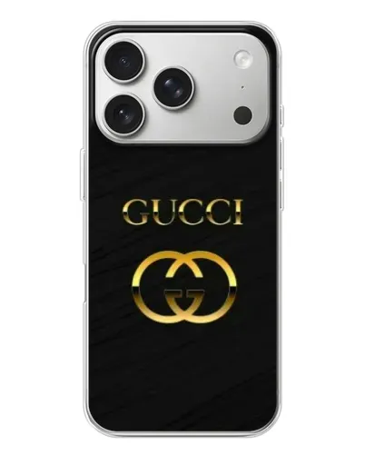 Чохол для iPhone 17 Pro з картинкою «Золотий логотип Gucci» Чохол для iPhone 17 Pro з картинкою «Золотий логотип Gucci»