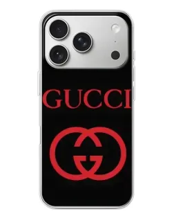 Чохол для iPhone 17 Pro з картинкою «Gucci — червоний логотип» Чохол для iPhone 17 Pro з картинкою «Gucci — червоний логотип»