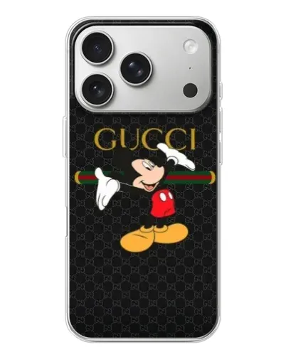 Чохол для iPhone 17 Pro з картинкою «Міккі Маус Gucci» Чохол для iPhone 17 Pro з картинкою «Міккі Маус Gucci»