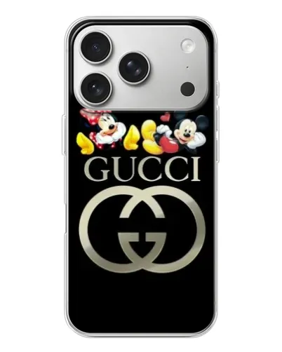 Чохол для iPhone 17 Pro з картинкою «Gucci — герої Disney» Чохол для iPhone 17 Pro з картинкою «Gucci — герої Disney»
