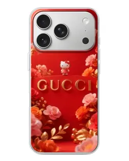 Чохол для iPhone 17 Pro з картинкою «Gucci — золотий сад» Чохол для iPhone 17 Pro з картинкою «Gucci — золотий сад»
