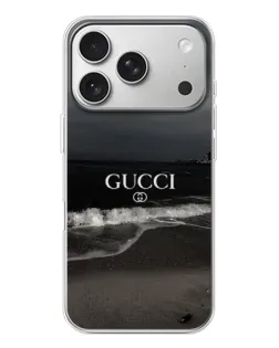 Чохол для iPhone 17 Pro з картинкою «Gucci — морський прибій» Чохол для iPhone 17 Pro з картинкою «Gucci — морський прибій»