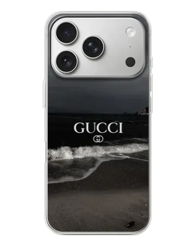 Чохол для iPhone 17 Pro з картинкою «Gucci — морський прибій» Чохол для iPhone 17 Pro з картинкою «Gucci — морський прибій»