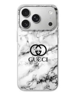 Чохол для iPhone 17 Pro з картинкою «Gucci — мармуровий шик» Чохол для iPhone 17 Pro з картинкою «Gucci — мармуровий шик»