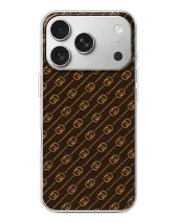 Чохол для iPhone 17 Pro з картинкою «Gucci — золоті діагоналі» Чохол для iPhone 17 Pro з картинкою «Gucci — золоті діагоналі»