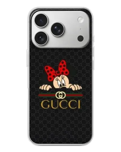 Чохол для iPhone 17 Pro з картинкою «Мінні Маус Gucci — чорний» Чохол для iPhone 17 Pro з картинкою «Мінні Маус Gucci — чорний»