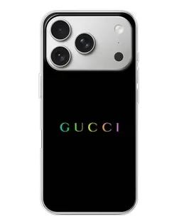 Чохол для iPhone 17 Pro з картинкою «Gucci — неоновий мінімалізм» Чохол для iPhone 17 Pro з картинкою «Gucci — неоновий мінімалізм»