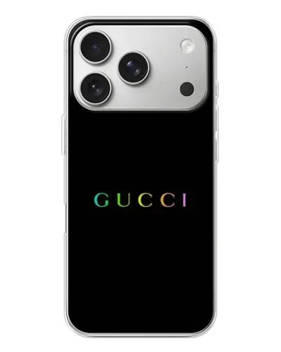 Чохол для iPhone 17 Pro з картинкою «Gucci — неоновий мінімалізм» Чохол для iPhone 17 Pro з картинкою «Gucci — неоновий мінімалізм»
