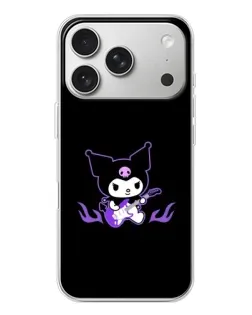 Чехол для iPhone 17 Pro с картинкой «Электрическая Kuromi»