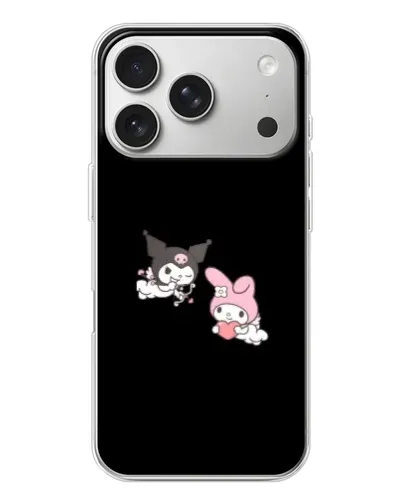 Чехол для iPhone 17 Pro с картинкой «My Melody и Kuromi»