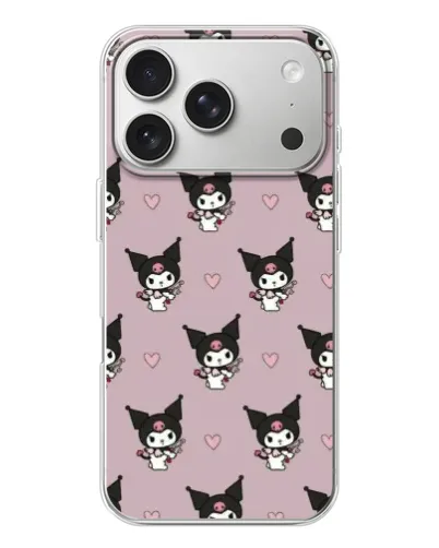 Чехол для iPhone 17 Pro с картинкой «Kuromi — ночной сон»