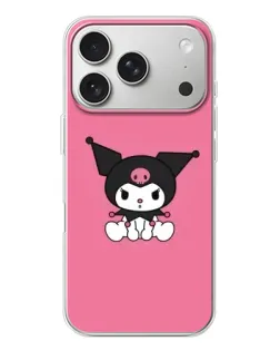Чехол для iPhone 17 Pro с картинкой «Хмурая Kuromi»