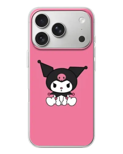 Чехол для iPhone 17 Pro с картинкой «Хмурая Kuromi»