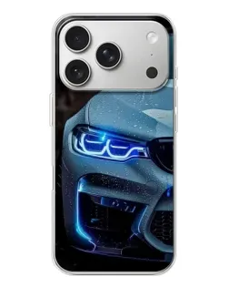 Чохол для iPhone 17 Pro з картинкою «Погляд BMW з синіми фарами» Чохол для iPhone 17 Pro з картинкою «Погляд BMW з синіми фарами»