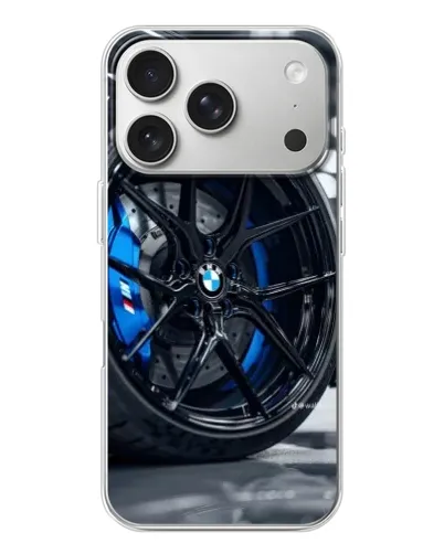Чохол для iPhone 17 Pro з картинкою «Колесо BMW зблизька»