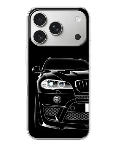 Чохол для iPhone 17 Pro з картинкою «Темний силует BMW»