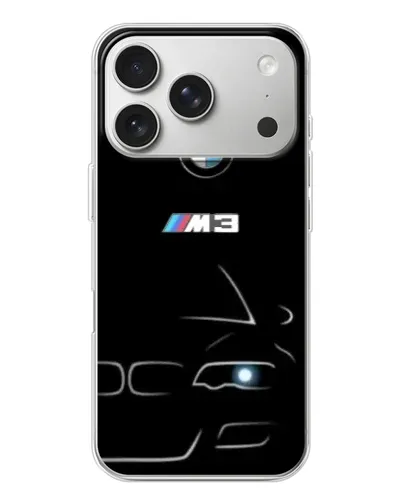 Чохол для iPhone 17 Pro з картинкою «Мінімалістичний принт BMW M3»