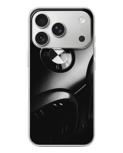 Чохол для iPhone 17 Pro з картинкою «Емблема BMW — макро»