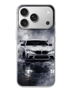 Чохол для iPhone 17 Pro з картинкою «BMW крізь туман»