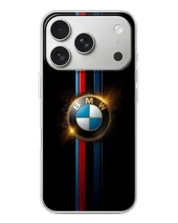 Чохол для iPhone 17 Pro з картинкою «BMW M-Power неон»
