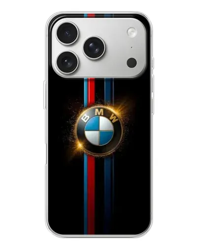 Чохол для iPhone 17 Pro з картинкою «BMW M-Power неон»