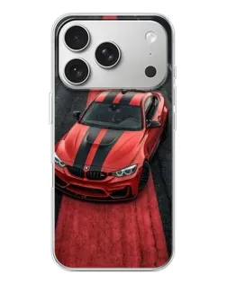 Чохол для iPhone 17 Pro з картинкою «BMW на червоній доріжці»