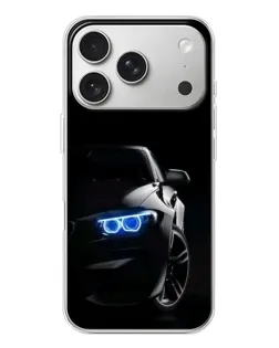 Чохол для iPhone 17 Pro з картинкою «BMW — нічний погляд»