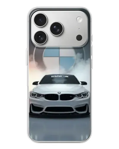 Чехол для iPhone 17 Pro с картинкой «BMW в белом дыму» Чехол для iPhone 17 Pro с картинкой «BMW в белом дыму»