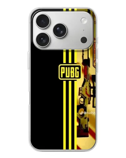 Чехол для iPhone 17 Pro с картинкой «PUBG — камуфляжный шлем»