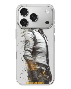Чехол для iPhone 17 Pro с картинкой «PUBG — боец в пыли»