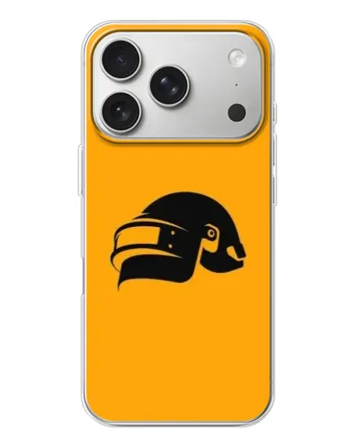 Чехол для iPhone 17 Pro с картинкой «PUBG — золотой шлем»