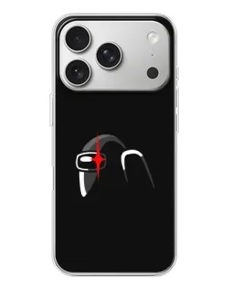 Чехол для iPhone 17 Pro с картинкой «Among Us шлем»