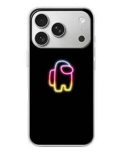 Чехол для iPhone 17 Pro с картинкой «Among Us градиент»