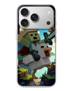 Чехол для iPhone 17 Pro с картинкой «Стив и гусь»