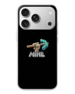 Чехол для iPhone 17 Pro с картинкой «Алмазная кирка»