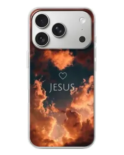 Чохол для iPhone 17 Pro з картинкою «Сяйво Імені Jesus» Чохол для iPhone 17 Pro з картинкою «Сяйво Імені Jesus»