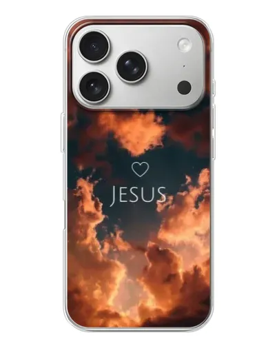 Чохол для iPhone 17 Pro з картинкою «Сяйво Імені Jesus»