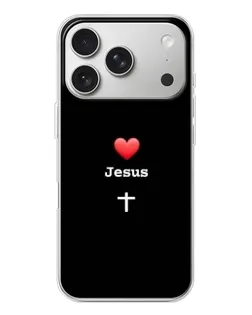 Чохол для iPhone 17 Pro з картинкою «Серце - Jesus» Чохол для iPhone 17 Pro з картинкою «Серце - Jesus»