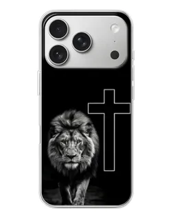Чохол для iPhone 17 Pro з картинкою «Лев та Хрест» Чохол для iPhone 17 Pro з картинкою «Лев та Хрест»