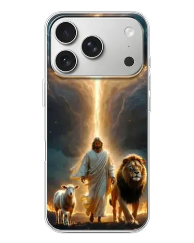 Чохол для iPhone 17 Pro з картинкою «Лев Юди та Світло»