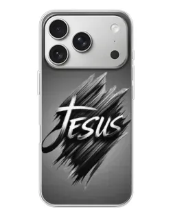 Чохол для iPhone 17 Pro з картинкою «Напис Jesus Graffiti»