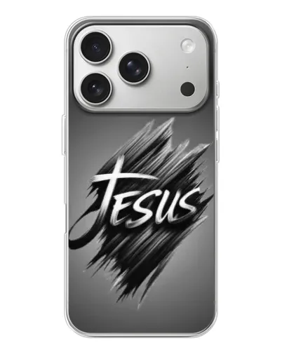 Чохол для iPhone 17 Pro з картинкою «Напис Jesus Graffiti»
