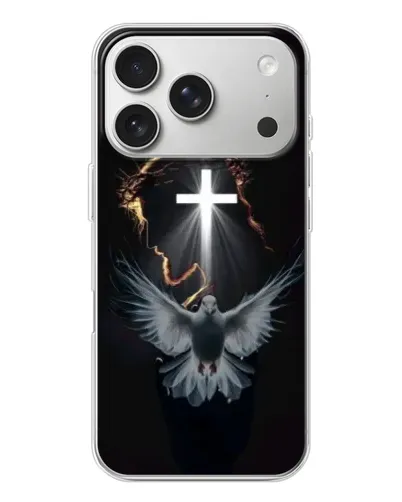 Чохол для iPhone 17 Pro з картинкою «Голуб та Світло»